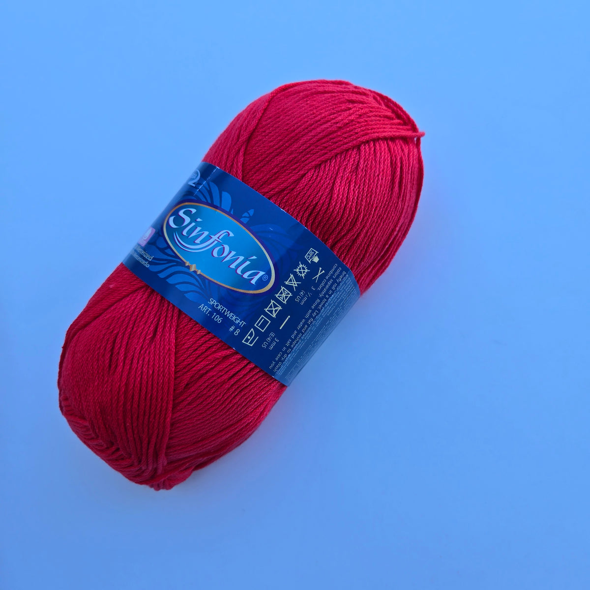 VARIEGATED and Solids Sinfonia Cotton Yarn,  Crochet Knitting Yarn, DK Sportweight