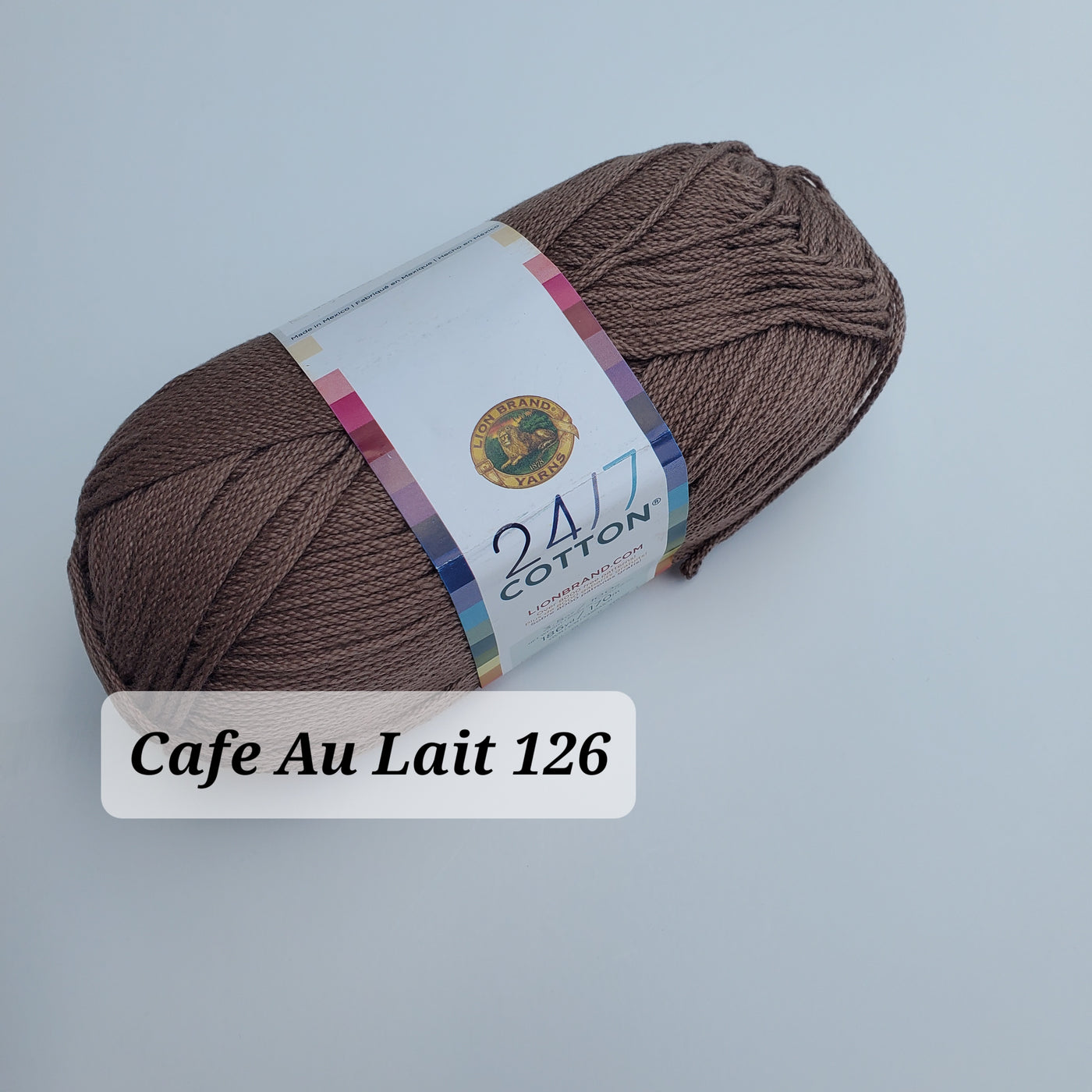 24/7 Cotton Yarn, Mercerized Lion Brand Cotton Yarn