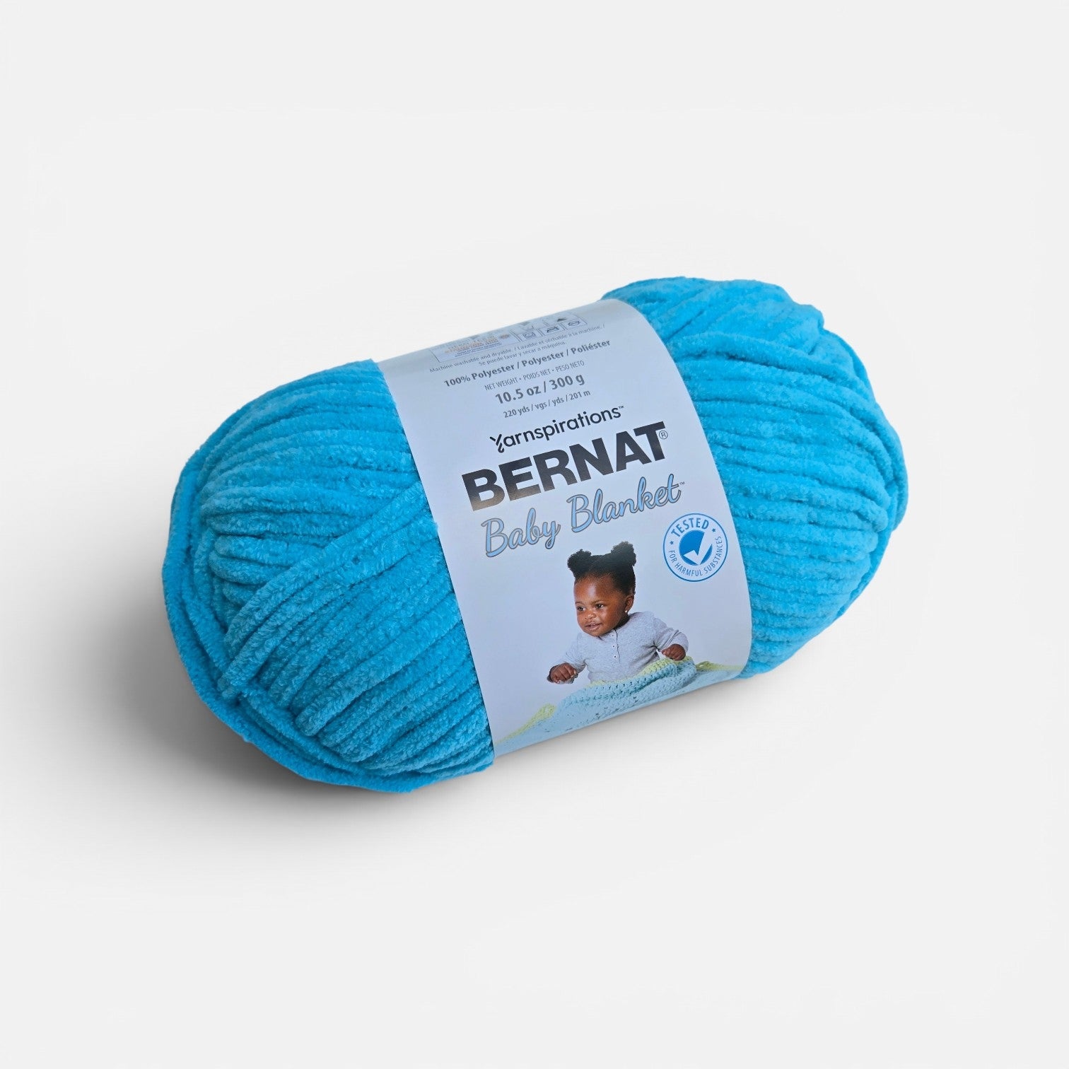 Bernat Baby Blanket Yarn – Super Bulky #6 Chenille Yarn | Ultra Soft Polyester Yarn for Knitting, Crochet & Blankets.