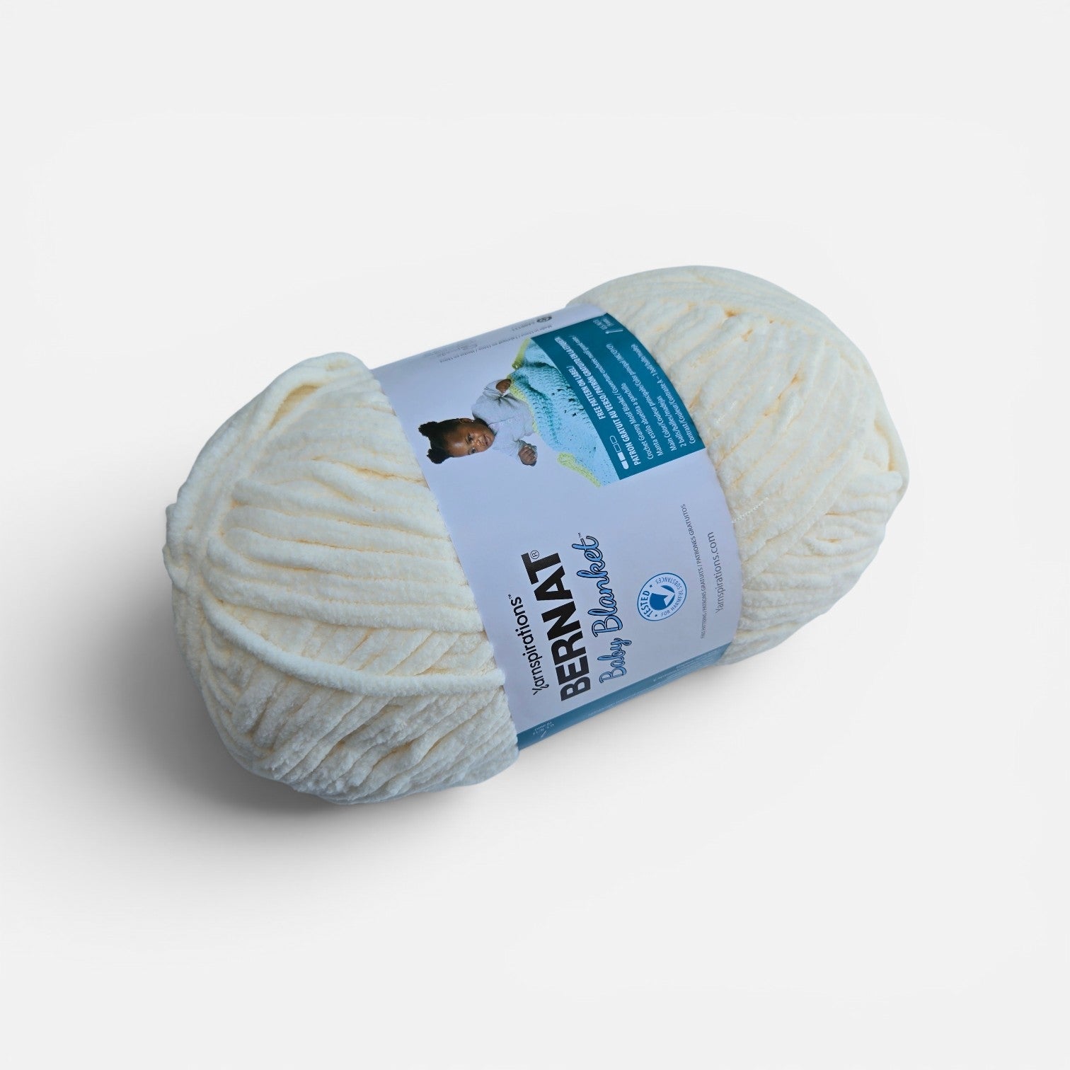 Bernat Baby Blanket Yarn – Super Bulky #6 Chenille Yarn | Ultra Soft Polyester Yarn for Knitting, Crochet & Blankets.