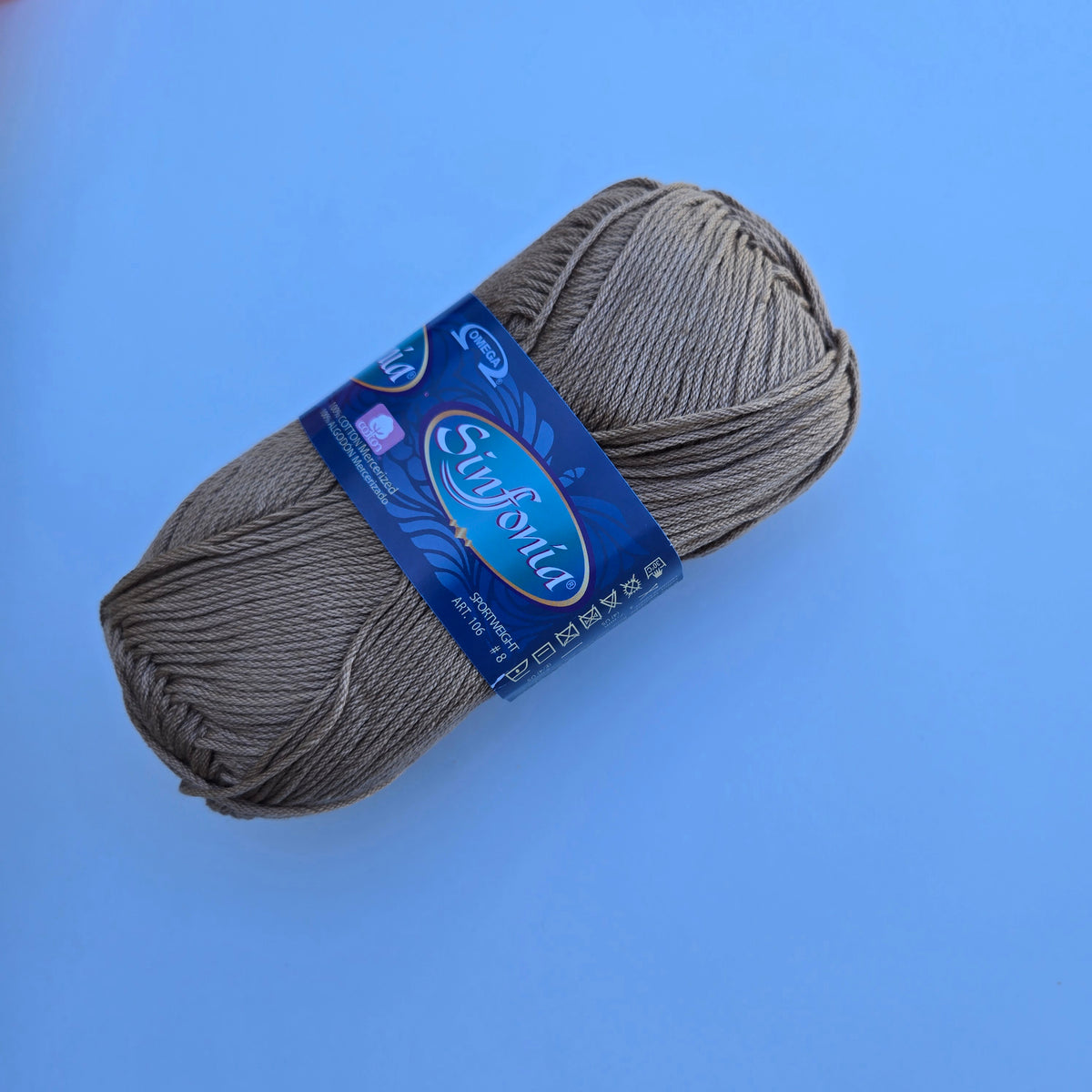 VARIEGATED and Solids Sinfonia Cotton Yarn,  Crochet Knitting Yarn, DK Sportweight