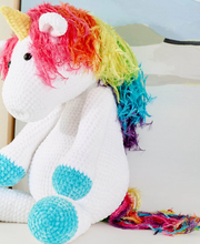 Free PATTERN, Crochet Unicorn Plushie Pattern, Amigurumi PDF Digital File