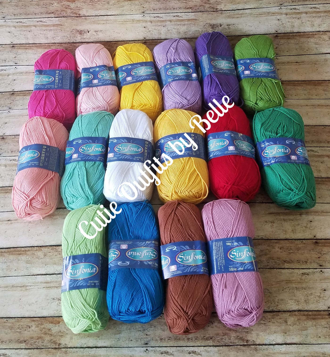 Omega Sinfonia Cotton Yarn, Soft Cotton Yarn, Dk Yarn, Knitting Yarn, Crochet Cotton Yarn, Crochet Yarn,  Sportweight Lightweight, Omega Yarns