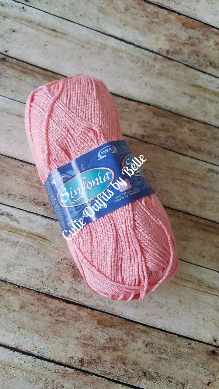 Omega Sinfonia Cotton Yarn, Soft Cotton Yarn, Dk Yarn, Knitting Yarn, Crochet Cotton Yarn, Crochet Yarn,  Sportweight Lightweight, Omega Yarns