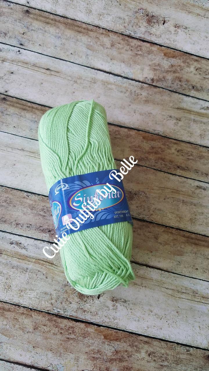 Omega Sinfonia Cotton Yarn, Soft Cotton Yarn, Dk Yarn, Knitting Yarn, Crochet Cotton Yarn, Crochet Yarn,  Sportweight Lightweight, Omega Yarns