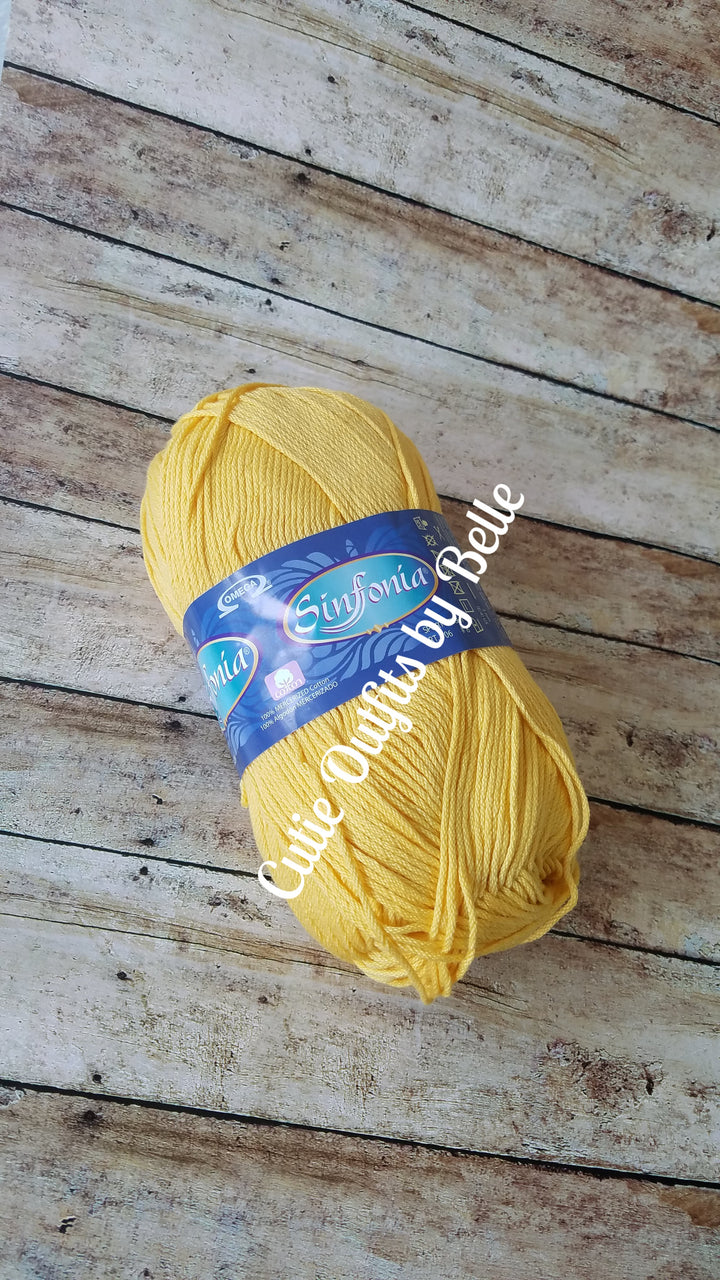 Omega Sinfonia Cotton Yarn, Soft Cotton Yarn, Dk Yarn, Knitting Yarn, Crochet Cotton Yarn, Crochet Yarn,  Sportweight Lightweight, Omega Yarns