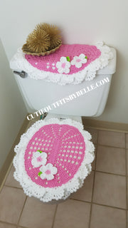 Pink Bathroom Decor, Toilet Seat Cover, Lid Cover for Toilet Seat