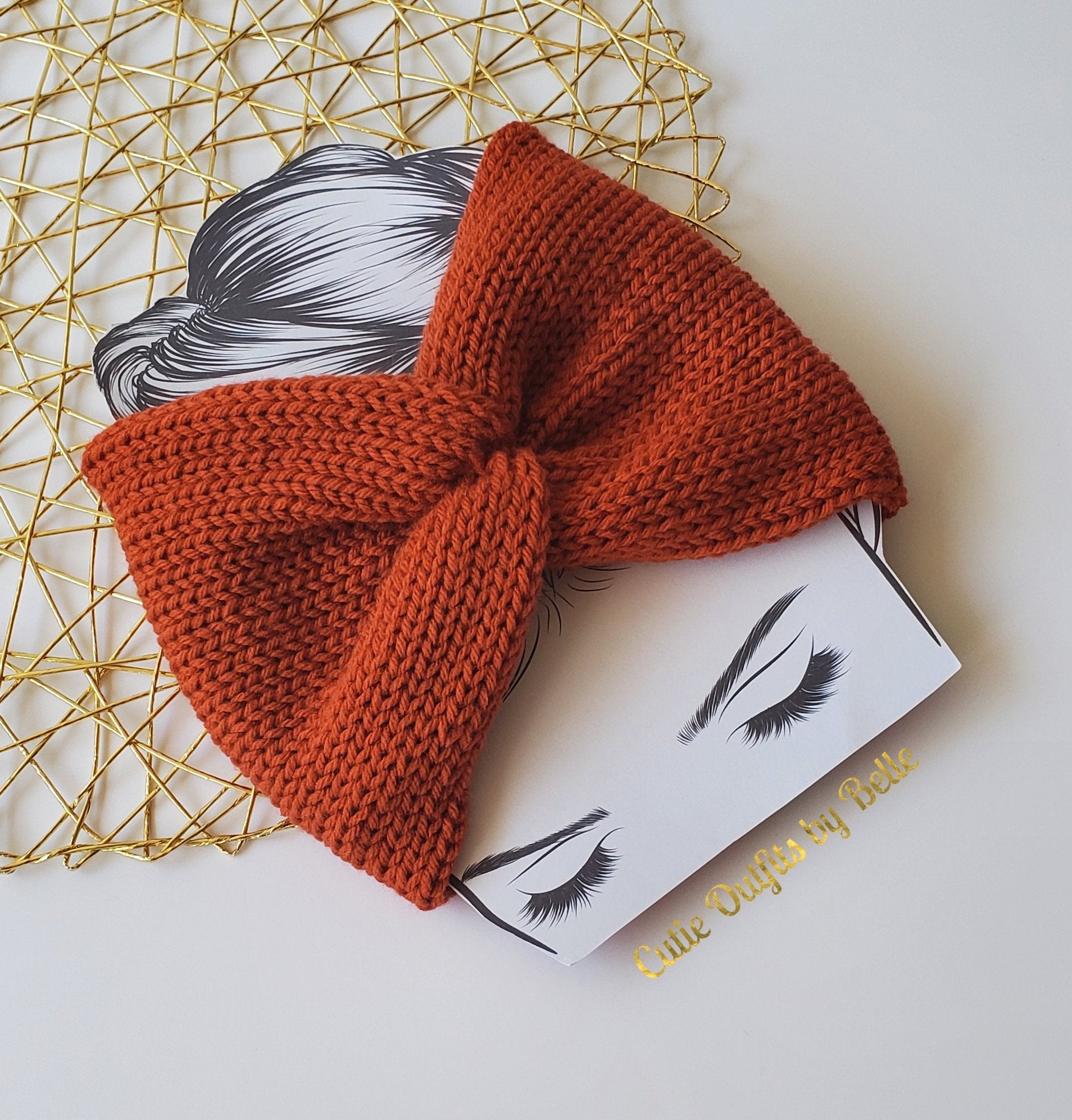 Earwarmer, Fall Knitted Earwarmer,  Boho Twisted Headband, Twisted Headband for Women, Winter Twisted Ear Warmers, Knitted Turban