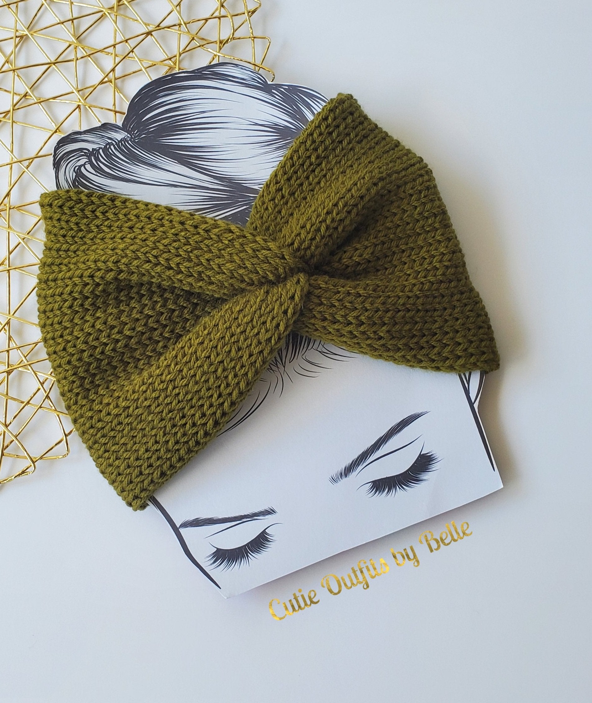 Earwarmer, Fall Knitted Earwarmer,  Boho Twisted Headband, Twisted Headband for Women, Winter Twisted Ear Warmers, Knitted Turban