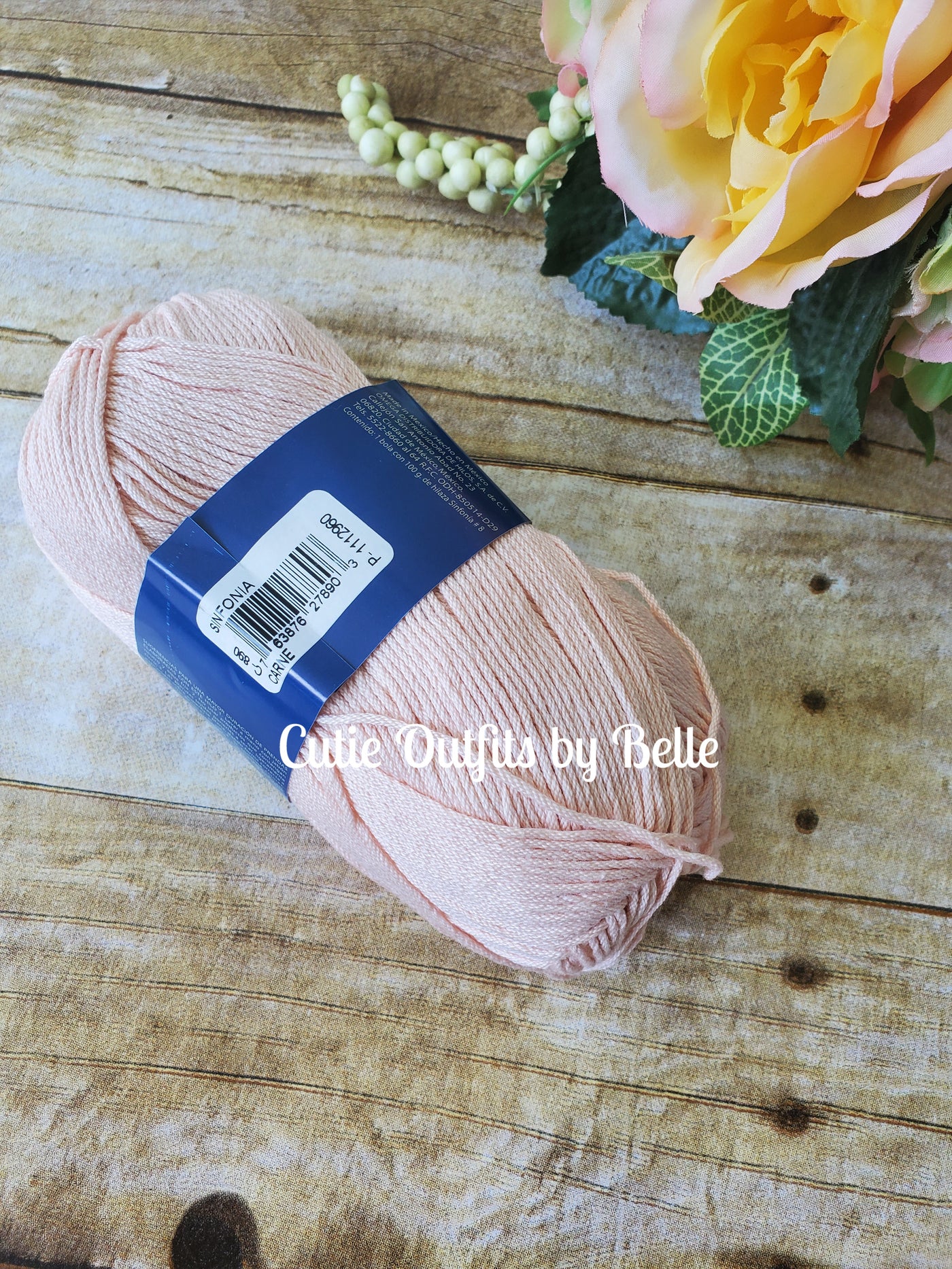 Cotton Yarn Sinfonia Skin (Carne), 100% Soft Cotton Yarn, Dk Yarn, Knitting Yarn, Crochet Yarn, Sportweight