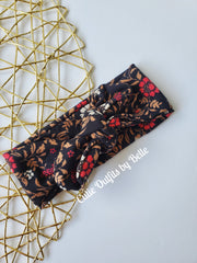 Floral Cute Knot Bow Baby Headband, Baby Girl Headwrap, Baby Girl Headwear