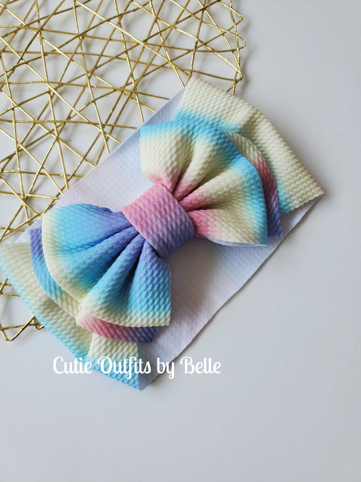 Colorful Big Baby Bow Headwrap, Baby Girl Headband