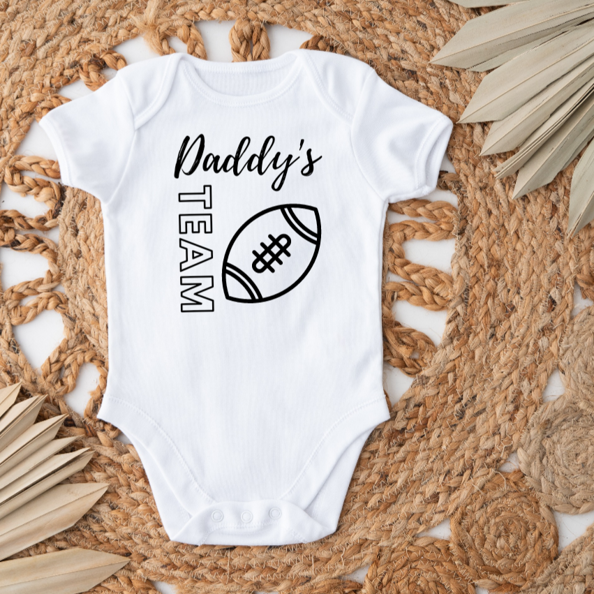 Baby boy football bodysuit