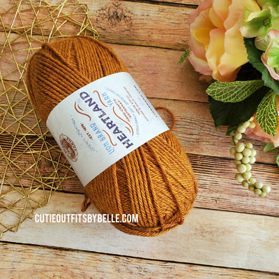 Hearland Lion Brand Yarn, Soft Acrylic Yarn, Worsted Wright Yarn, Knitting Yarn, Crochet Yarns