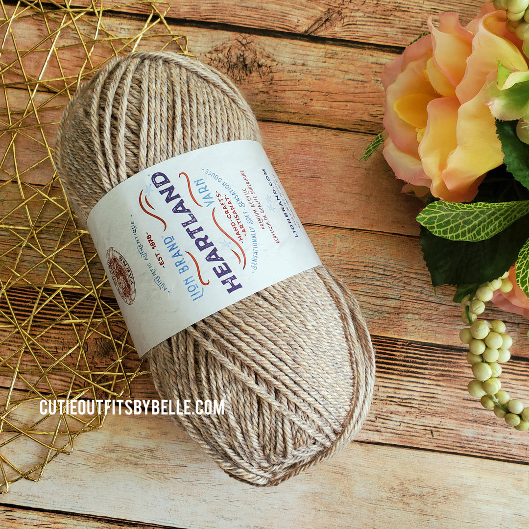 Hearland Lion Brand Yarn, Soft Acrylic Yarn, Worsted Wright Yarn, Knitting Yarn, Crochet Yarns