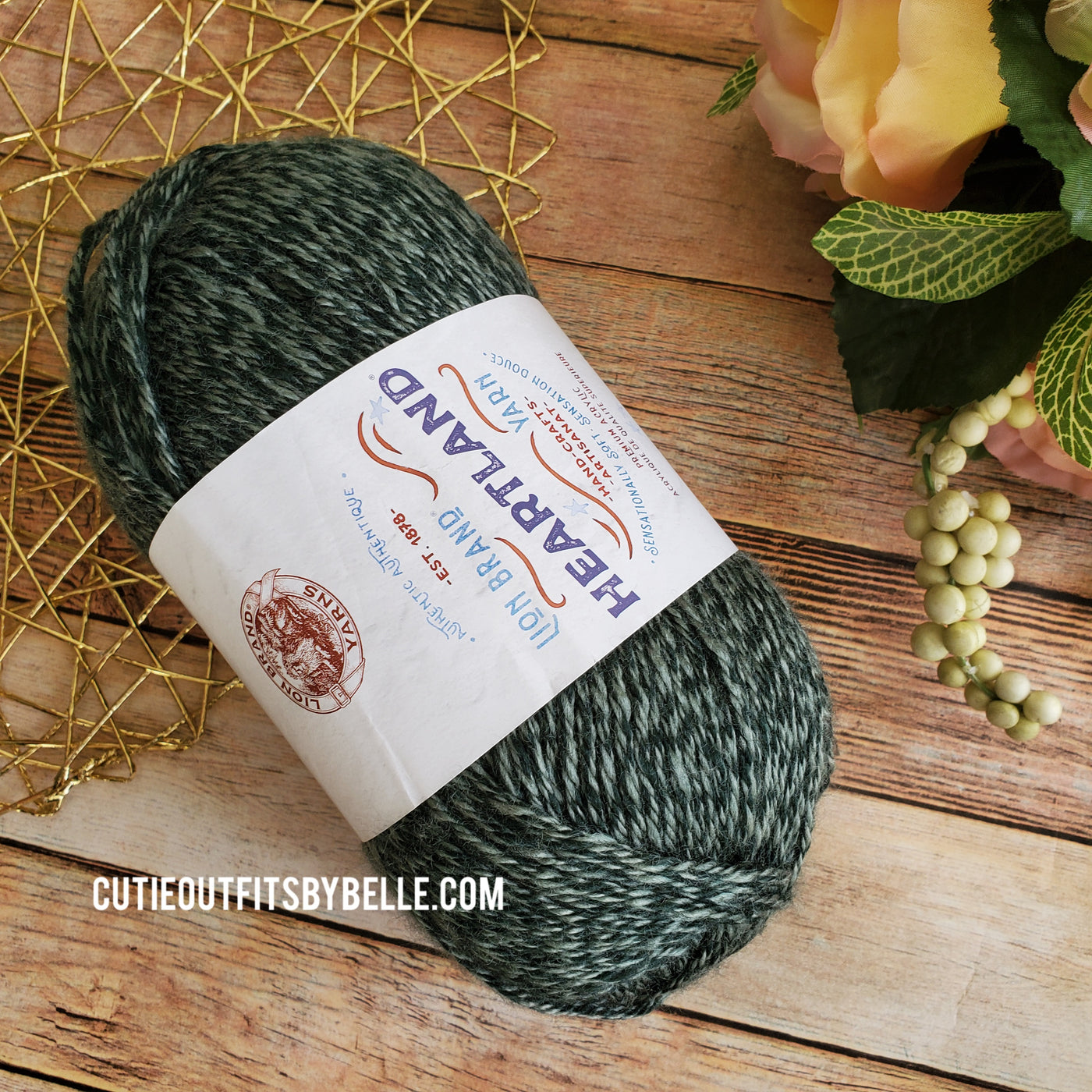 Hearland Lion Brand Yarn, Soft Acrylic Yarn, Worsted Wright Yarn, Knitting Yarn, Crochet Yarns