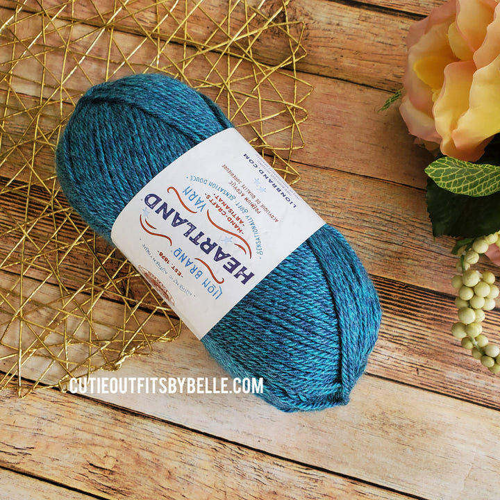 Hearland Lion Brand Yarn, Soft Acrylic Yarn, Worsted Wright Yarn, Knitting Yarn, Crochet Yarns