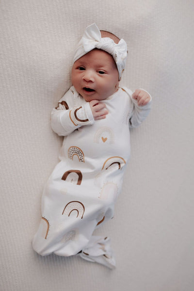 Newborn baby gown set