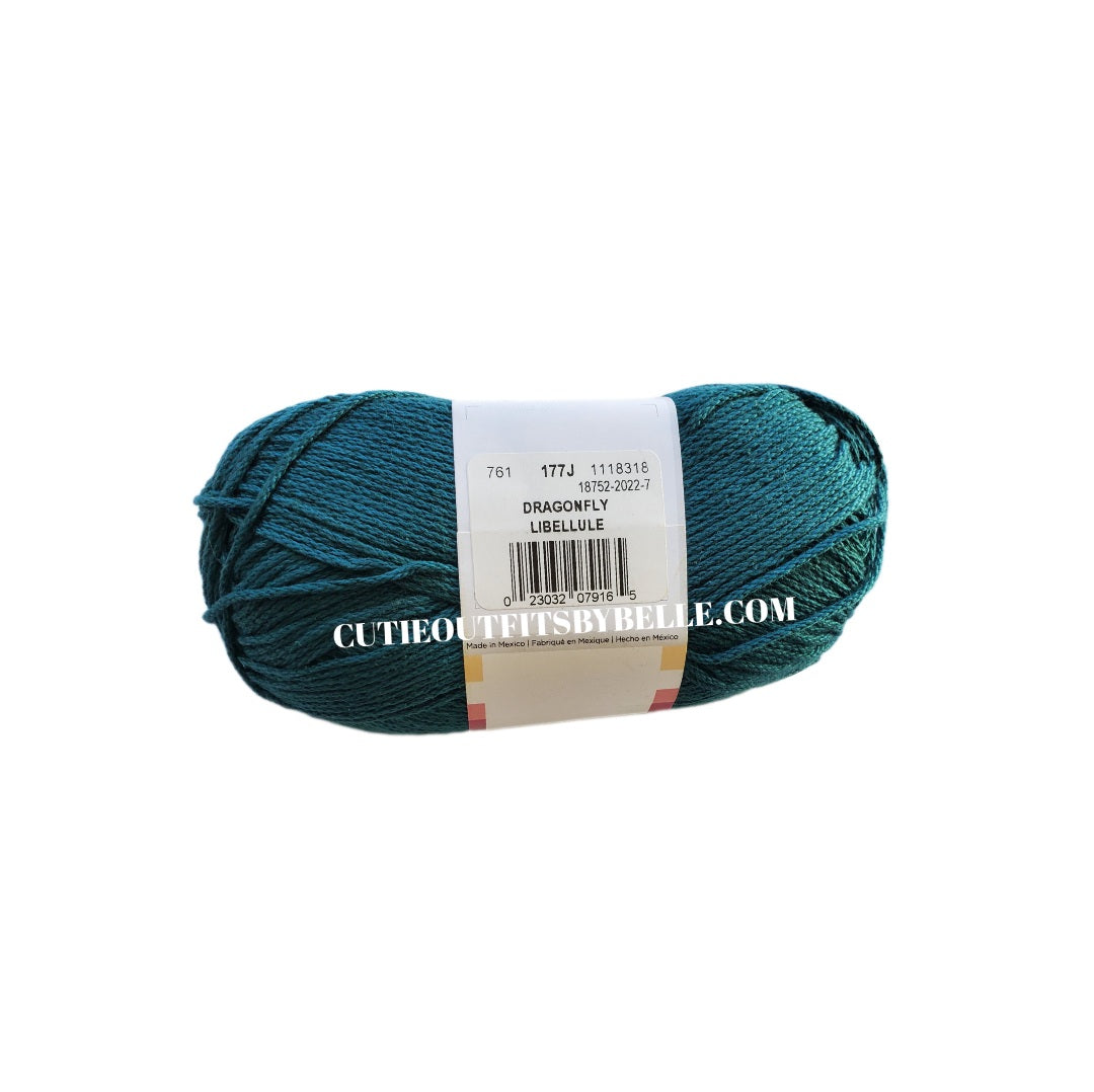 Lion Brand 24/7 Cotton Yarn Dragonfly