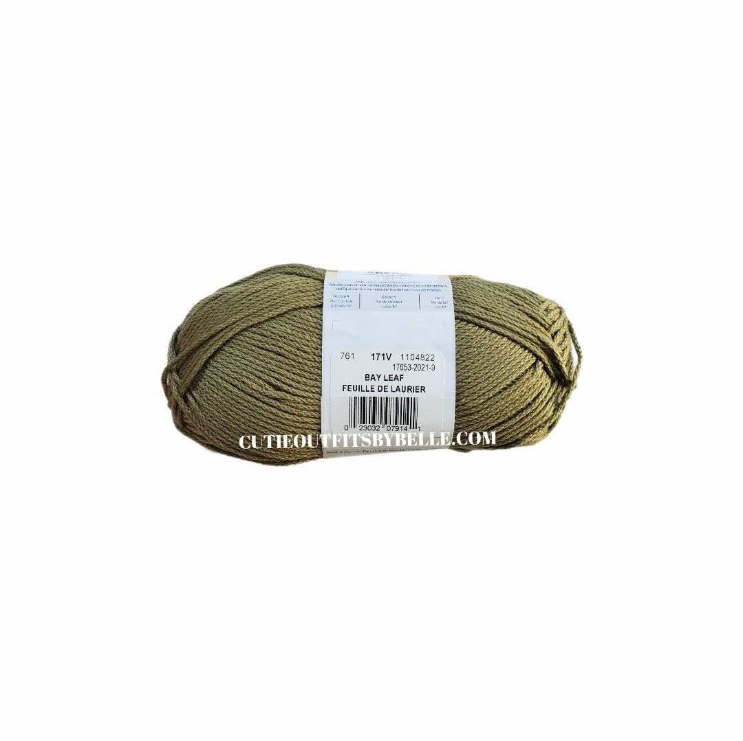 Bay Leaf Lion Brand 24/7 Cotton Yarn