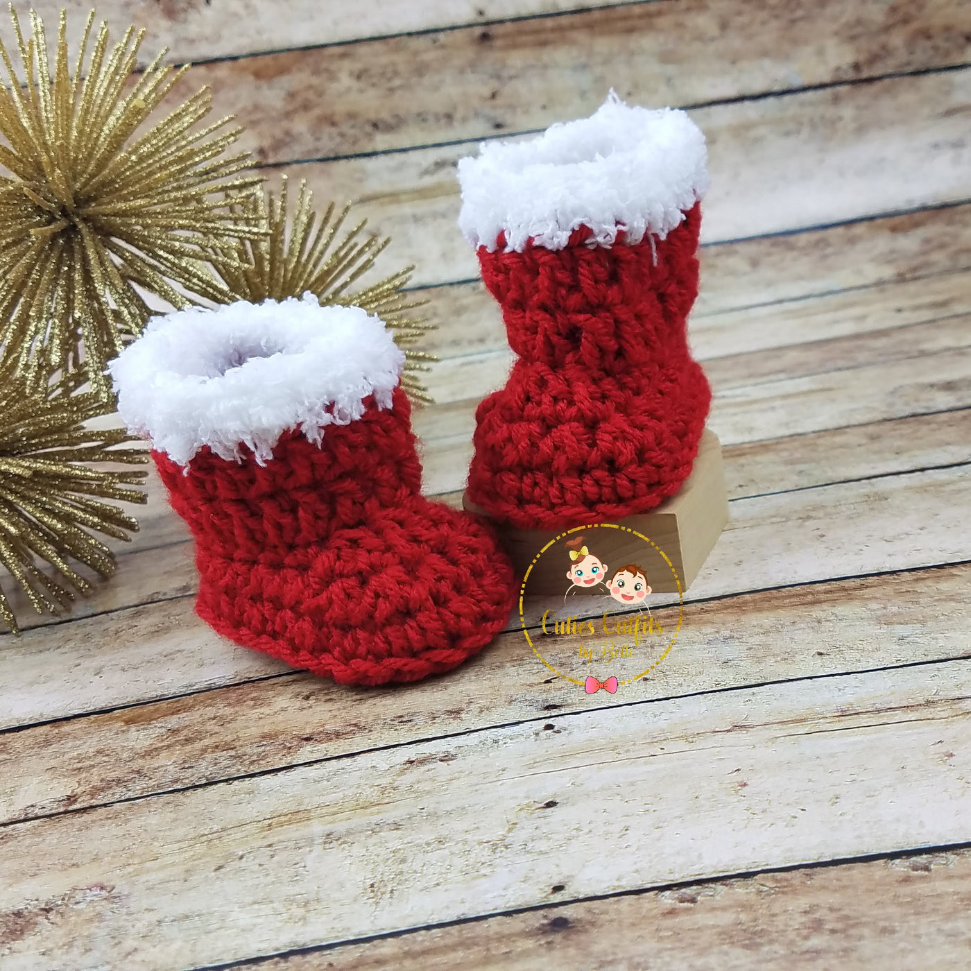 Christmas Baby Outfit, Crochet Baby Skirt, Newborn Santa Outfit