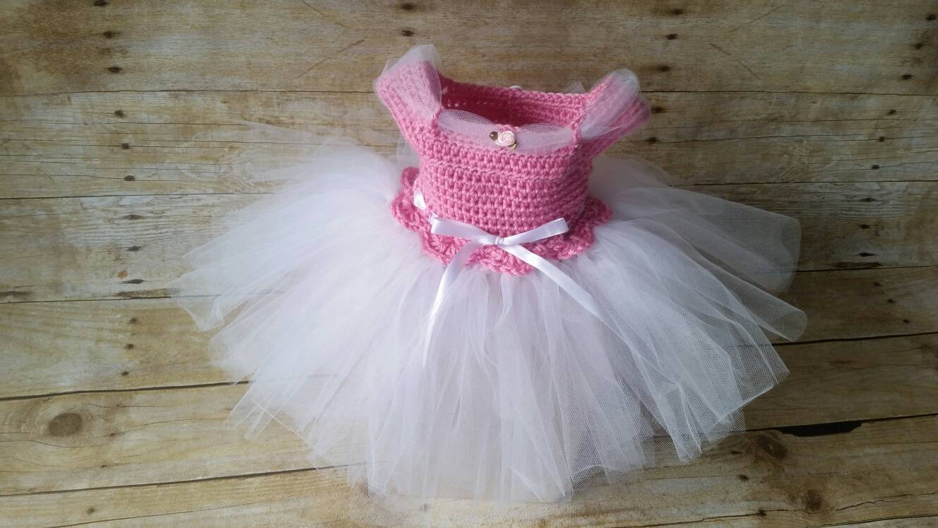 Tutu Baby Dress, Newborn Baby Outfit, Crochet Baby Outfit, Baby Flower – Cutie Outfits by Belle