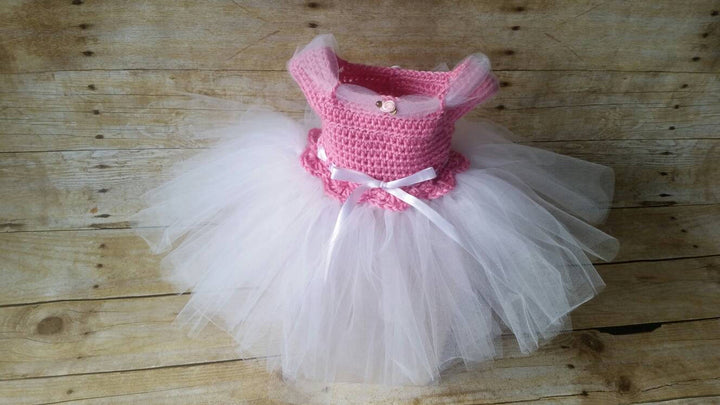 Tutu Baby Dress, Newborn Baby Outfit, Crochet Baby Outfit, Baby Flower Girl Princess Dress, Baby Birthday Dress, Birthday Tutu Dress, Gift