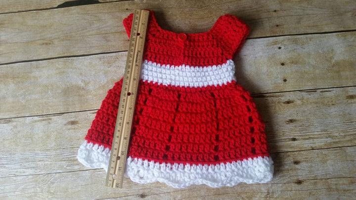 Red Baby Dress, Take Home Baby Outfit, Coming Home Dress, Infant Outfits, Crochet Newborn Outfit