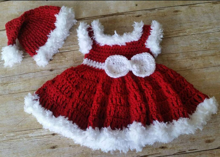 red baby dress