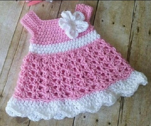 Baby Dress, Crochet Baby Dress, Pink Baby Dress, Coming Home Dress, Baby Shower Gift, Dress for Baby Girl 3-6 Months Baby Dress, Crochet Baby Dress, Pink Baby Dress, Coming Home Dress, Baby Shower Gift, Dress for Baby Girl 3-6 Months