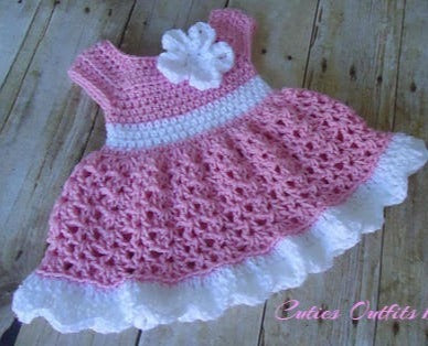 crochet baby dress