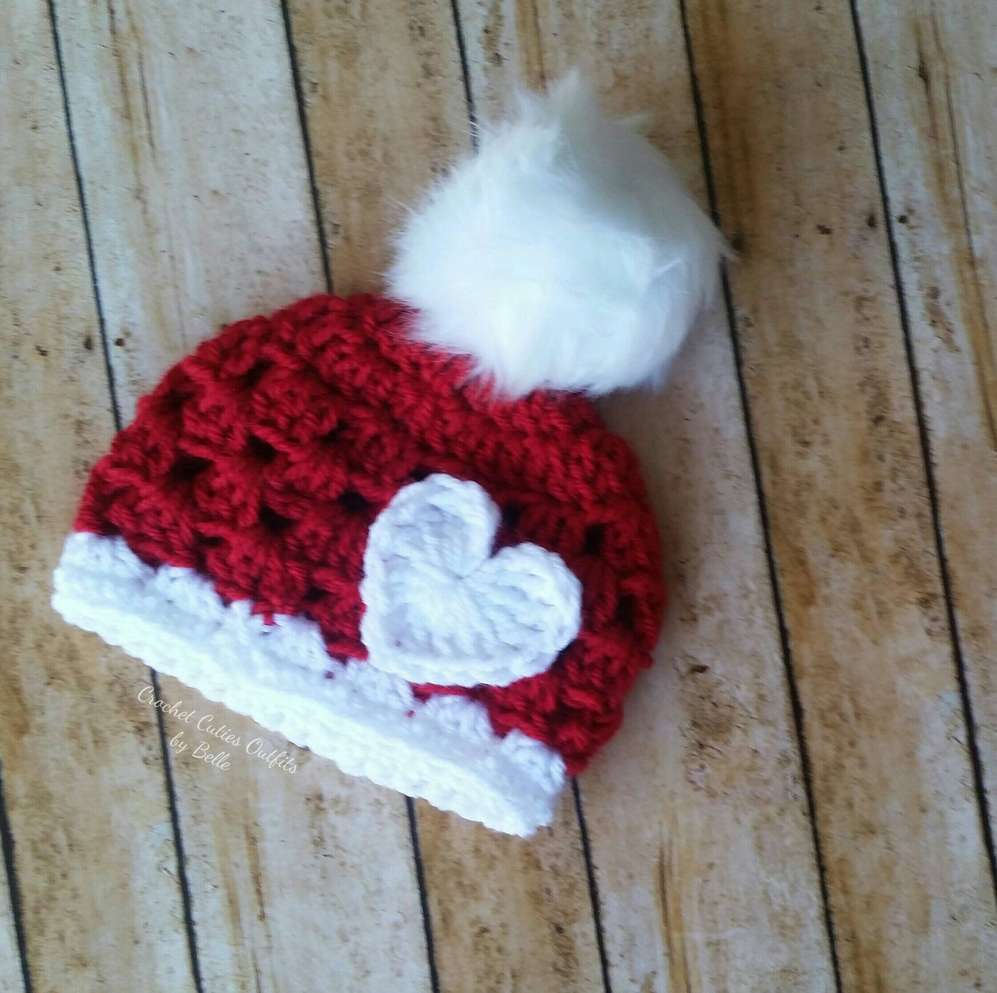 Baby Santa Hat, Christmas Hat, Crochet Baby Hat, Newborn Photo Prop, Baby Boy Santaong Tail Hat, Santa Photo Prop New