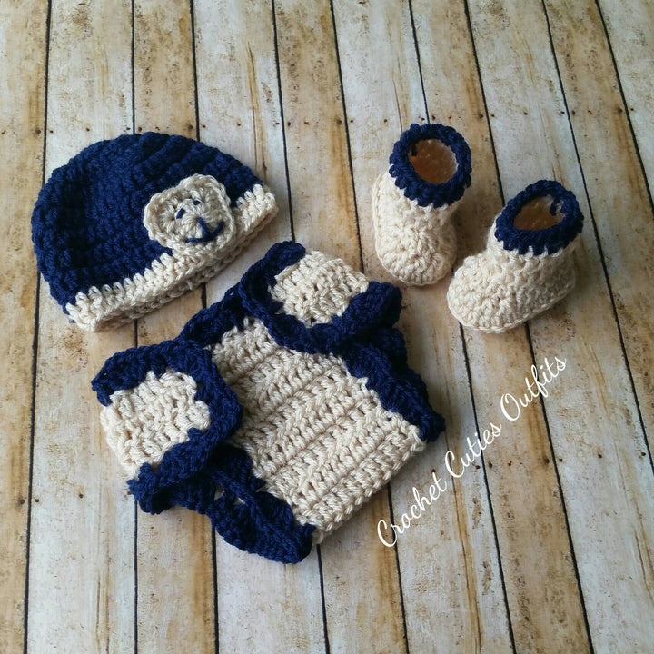 bear crochet baby outfit