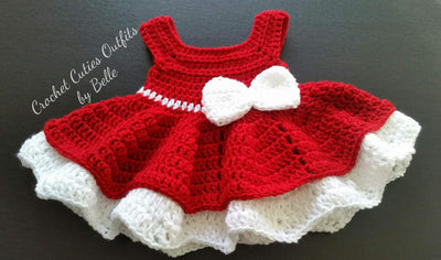 Crochet Baby Dress Pattern, Almost Free Crochet Pattern, Newborn Baby Dress Pattern, Baby Dress Pattern Only, Pattern, Instant Download