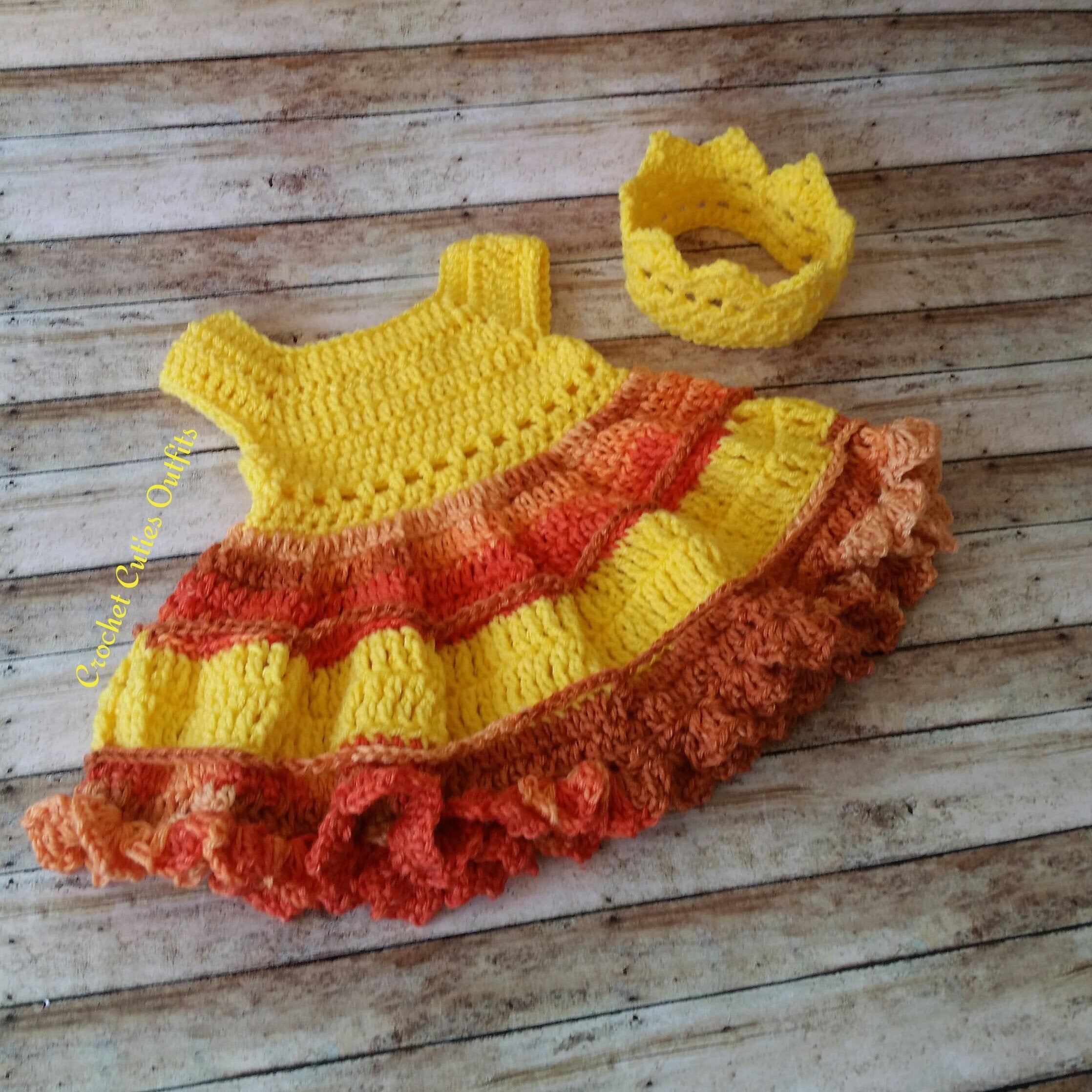 Fall Crochet Baby Dress Pattern, Almost Free Crochet Pattern, 3 Months – Cutie Outfits by Belle