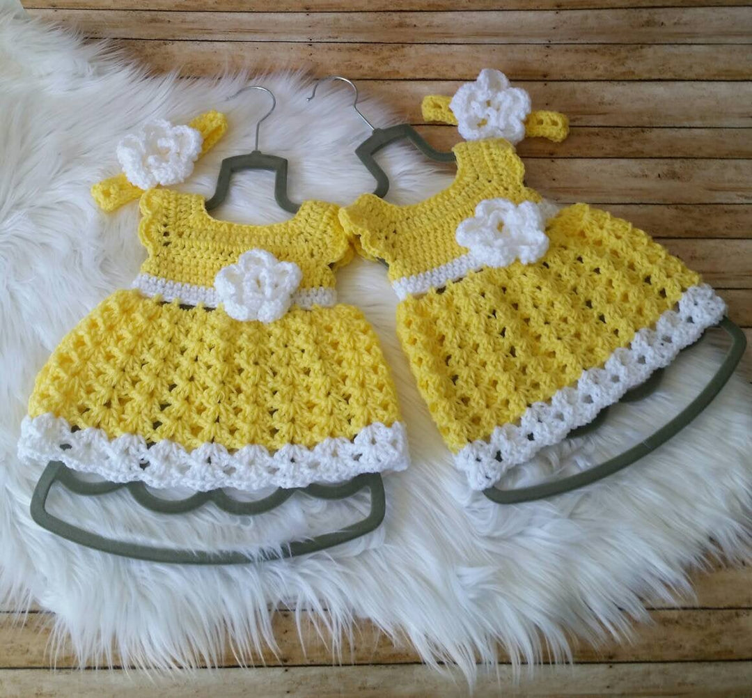 Baby Dresses, Newborn Coming Home Outfit, Twins  Baby Dresses, Photography Prop Set