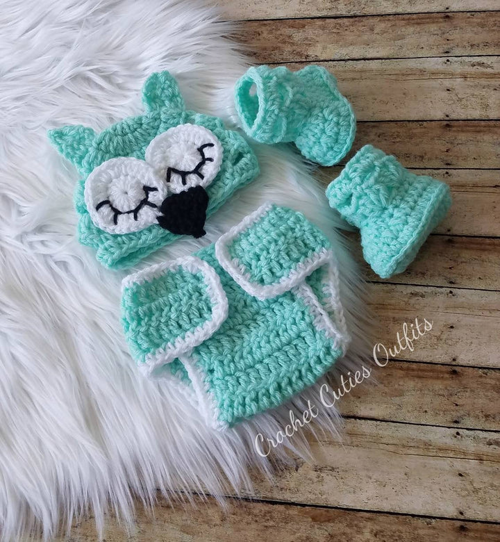 Baby Boy Outfit, Baby Girl Hat Booties, Diaper Cover, Crochet Baby Boy Photo Prop