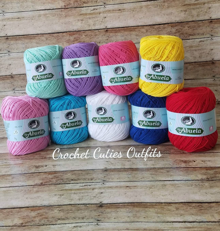 Abuela number six crochet thread